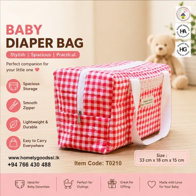 Baby Diaper Bag | Red | T0210